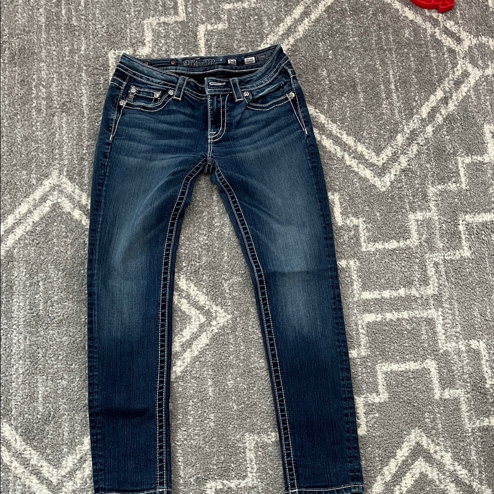 Miss Me Dark Blue Skinny Jeans